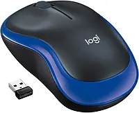 Мышь LOGITECH Wireless Mouse M185 BLUE,EER2 (синий) (5878581)
