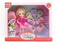 Лялька з іграшковими цукерками "Sweet lovely toys" 25*20см №ТК873