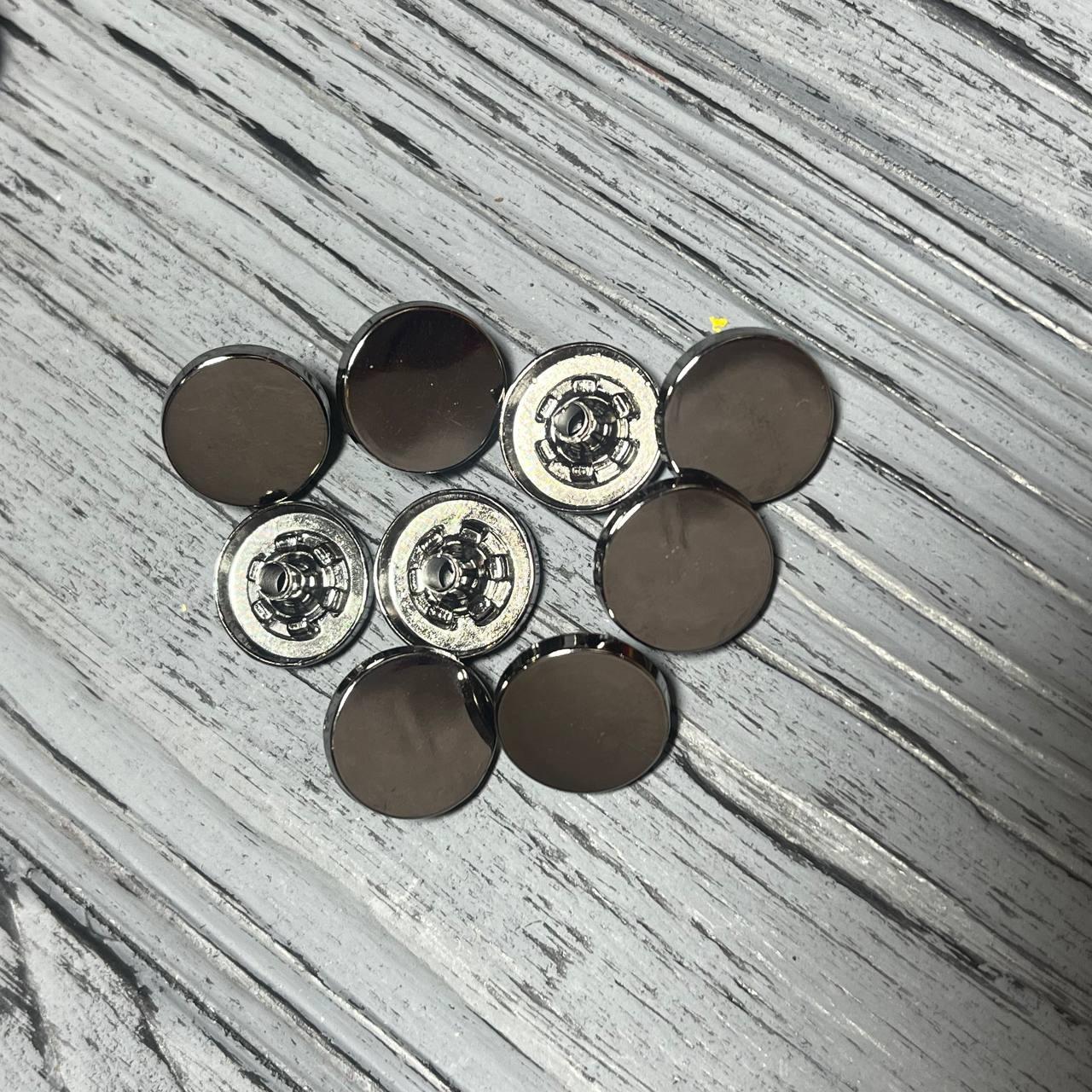 Кнопка Таблетка 17 мм Темний нікель (500 шт)