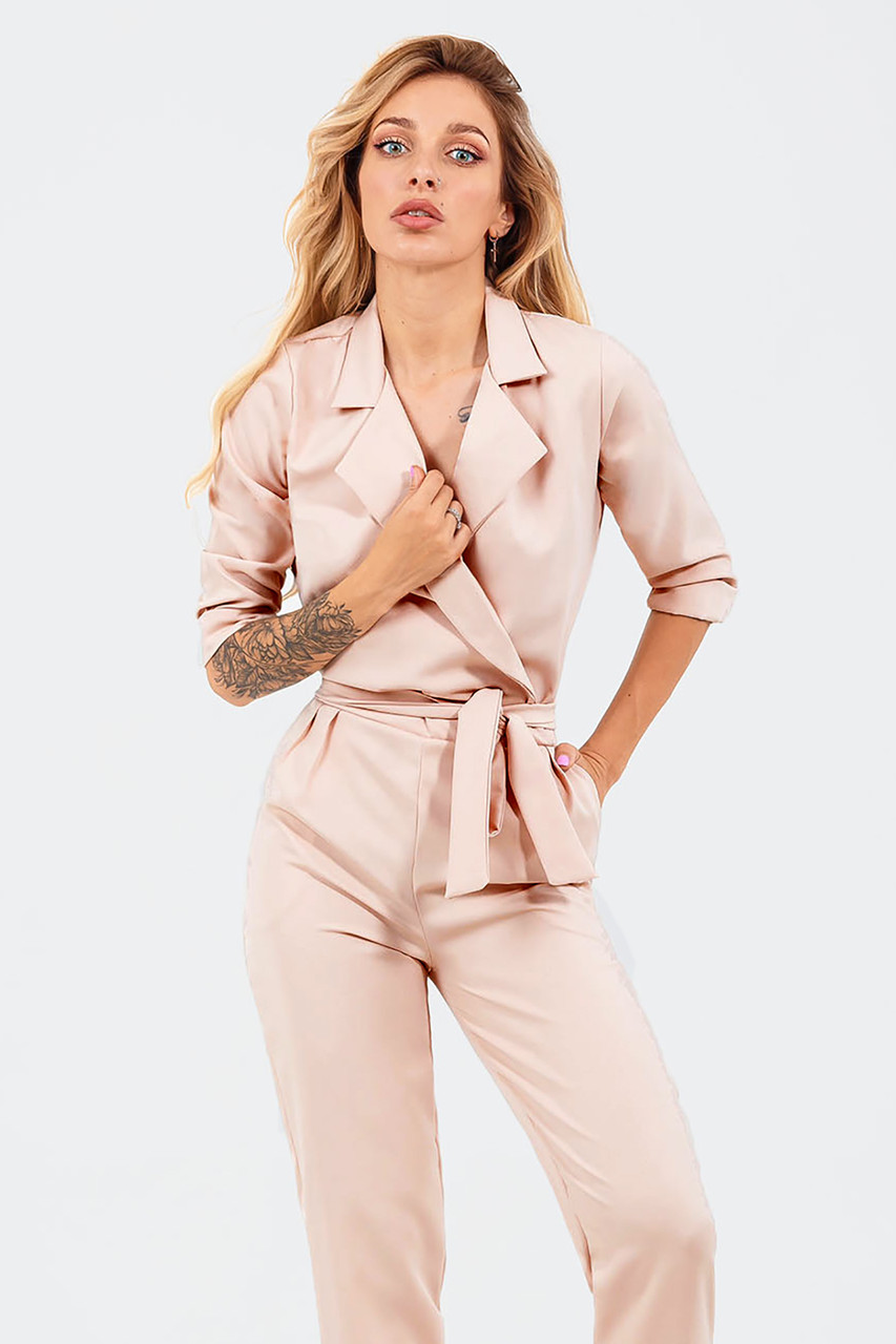 Жіночий молодіжний комбінезон Noris, бежевий, фото 1