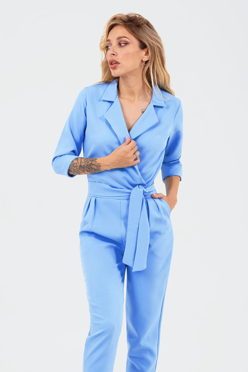 Жіночий молодіжний комбінезон Noris, блакитний, фото 1