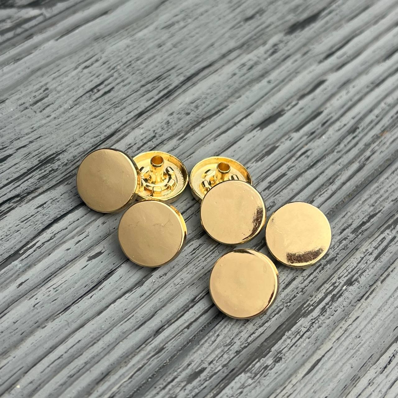 Кнопка Таблетка 12 мм Золото (500 шт)