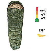 Спальный мешок кокон одеяло Totem Hunter XXL левый olive 220/90