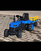 Детский педальный трактор с прицепом 2005 Beberoglu (синий)