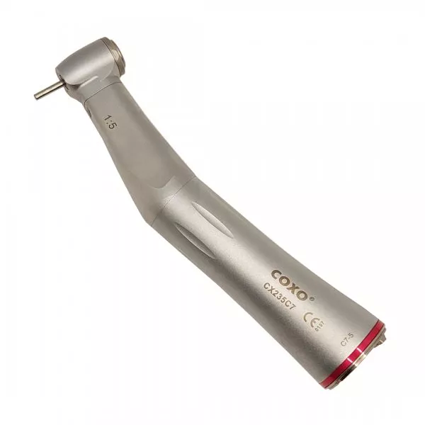 Наконечник кутовий підвищуючий COXO CX235 C7-5 1:5 (покращене охолодження) LED фіброоптика