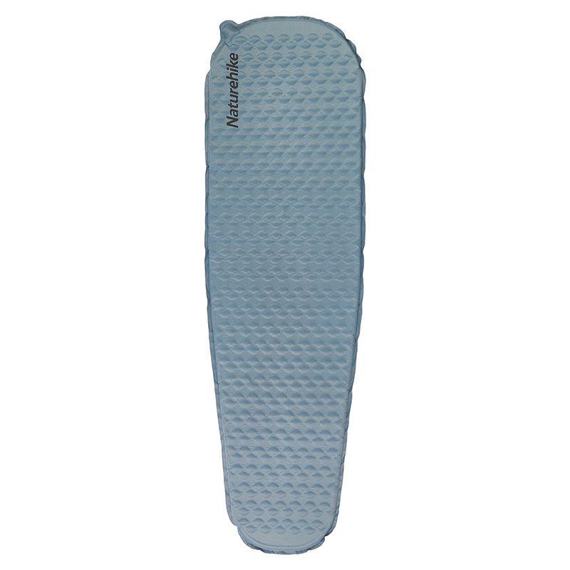Самонадувний матрац надлегкий одномісний овальний Naturehike CNK2300DZ013, 35 мм, блакитний, фото 1