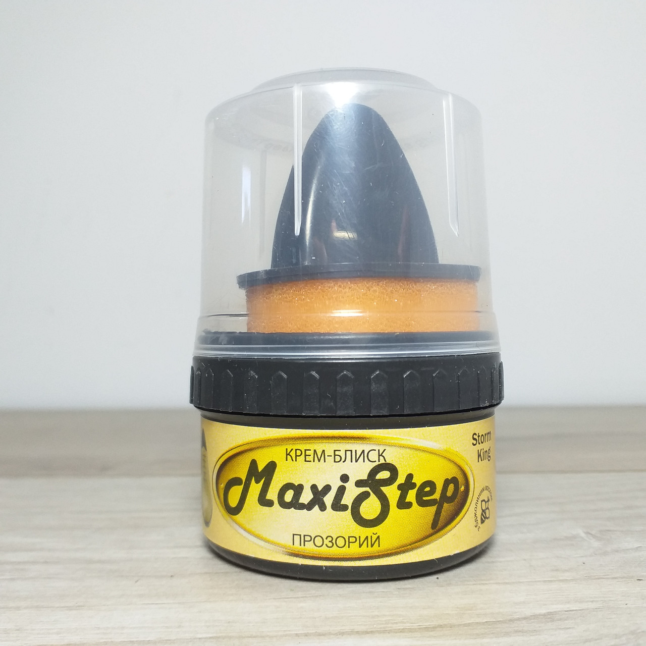 Крем-блиск для взуття Maxi Step 55 мл Прозорий (X-579)