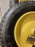 Колесо на тачку садово-будівельне пневмо Budmonster 3.5х8 о/d=20 мм d = 36 см втулка 90 мм, фото 3