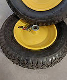 Колесо на тачку садово-будівельне пневмо Budmonster 3.5х8 о/d=20 мм d = 36 см втулка 90 мм, фото 5
