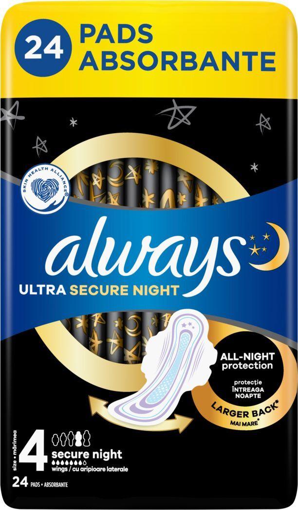 Гігієнічні прокладки Always Ultra Night 24 шт.