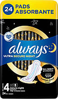 Гигиенические прокладки Always Ultra Night 24 шт.