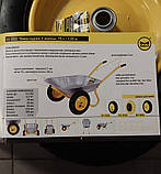 Колесо на тачку садово-будівельне пневмо Budmonster 3.5х8 о/d=20 мм d = 36 см втулка 90 мм, фото 9