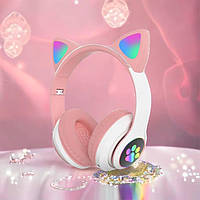 Дитячі навушники з вушками Cat VZV 23M, Навушники дитячі з вушками бездротові, Навушники для дітей DG-720 з вушками
