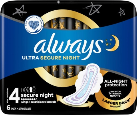Гігієнічні прокладки Always Ultra Night 6 шт.