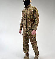 Спецодежда для военных хлопок(65%), Мужской армейский костюм с липучками под шевроны