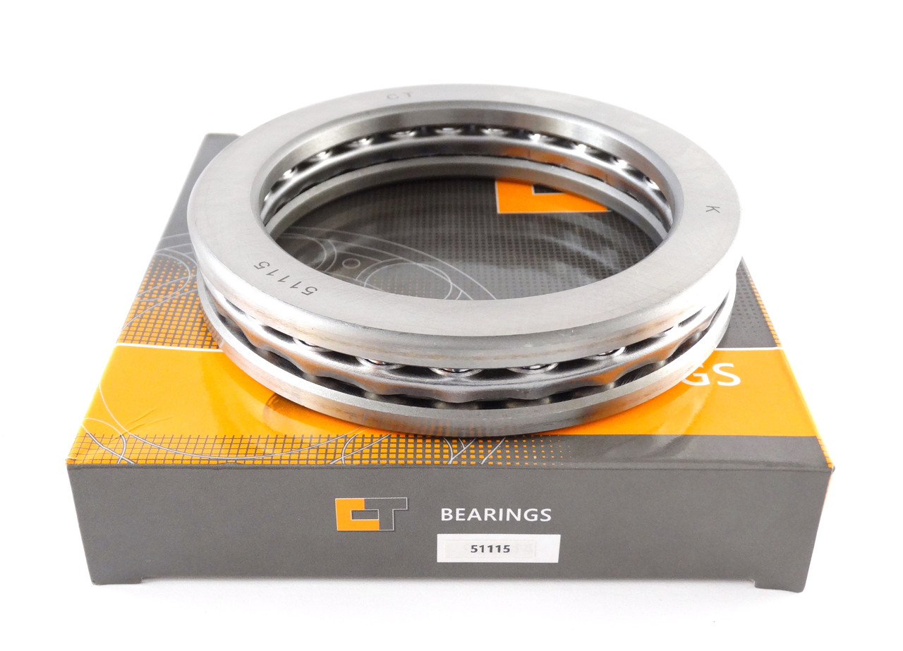 51115 (8115) підшипник упорний кульковий, розмір 75*100*19