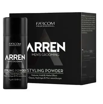 Матова для укладання волосся Arren Toning & Volume Styling Powder 14 г 11389