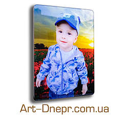 Фотоскло у формі прямокутника із закругленими кутами 400х500х12 мм