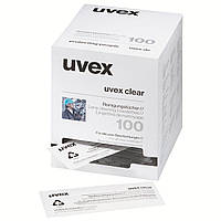 Салфетки влажные Uvex Clear для всех типов защитных очков uvex 100 шт.
