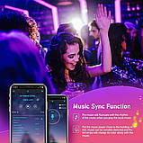 Світлодіодна стрічка RGB з мобільним керуванням через Bluetooth 15 м (2*7.5 м) (уцінка), фото 8