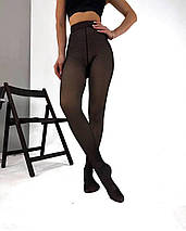 Теплі колготки з Імітаціею Капронок на Байці 50, 52, 54, 56, 58 розмір 50, фото 2