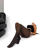 Теплі колготки з Імітаціею Капронок на Байці 50, 52, 54, 56, 58 розмір 50, фото 3