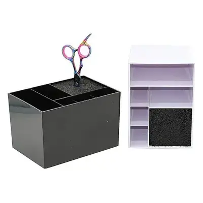 Підставка для перукарських інструментів на 6 секцій, біла