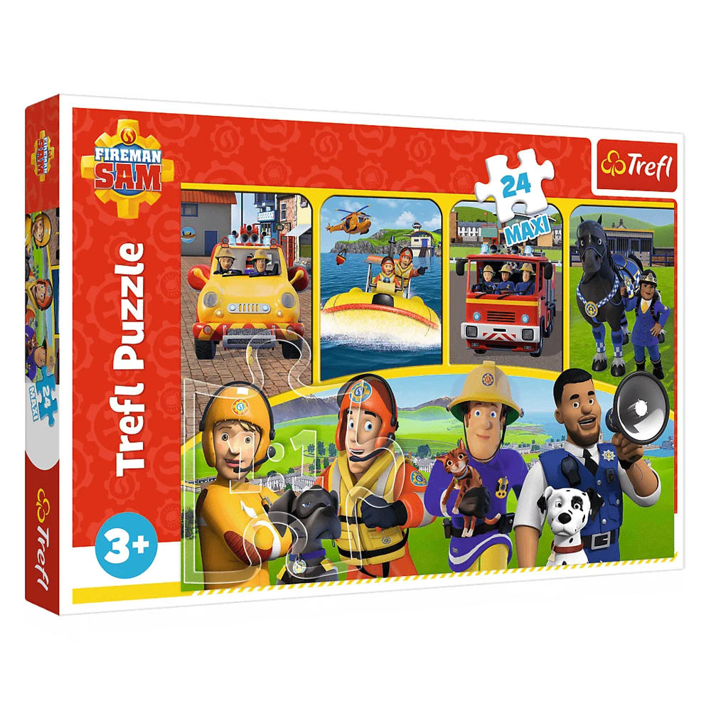 Пазл "Разом ми команда. Пожежник Сем", 24 елементи Trefl Maxi (5900511143560)