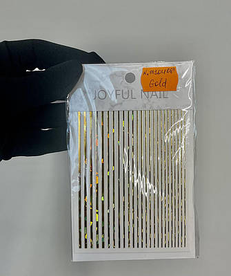 Гнучка стрічка для нігтів She Nail (золотиста)