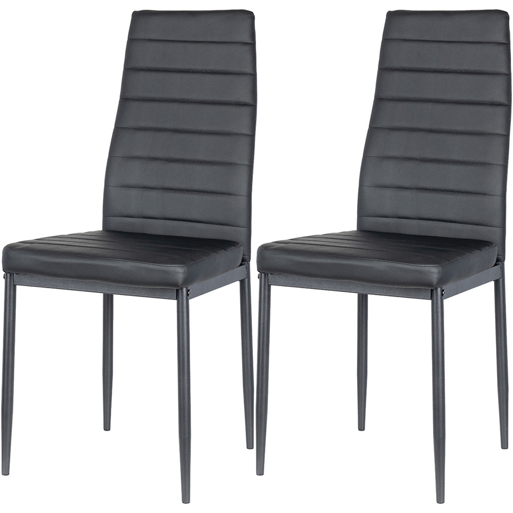 Комплект стільців 2 шт. Doros Зіта Чорний 42х54х96 (42005096)