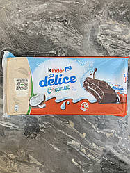 Бісквіт Kinder delice coconut з кокосом 370 грм