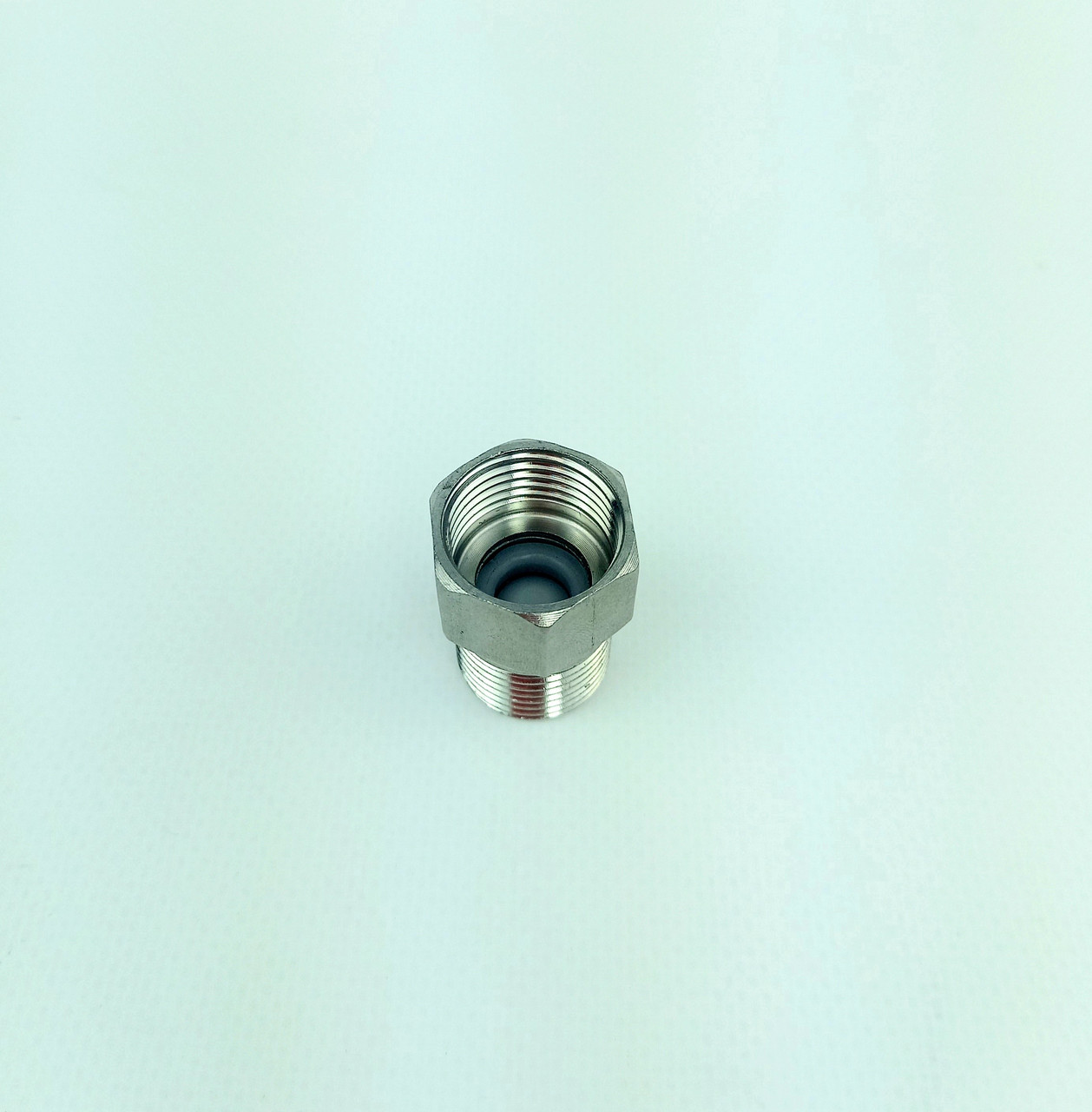 Перехідник футорка 1/2"ВЗ зворотним клапаном зі ВР нерж.ст. Boiler Series