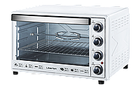 Электродуховка Liberton LEO-650 WHITE 2200Вт, объем 65л, 3 режима, макс. температура 250°C, таймер, белый