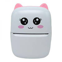 Портативний термопринтер "Mini Printer" (рожевий) Вид 2