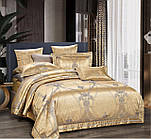 Комплект постільної білизни сатин жаккард євро Bella Villa J - 0082