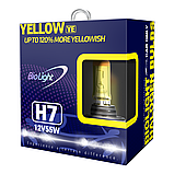 Галогенні лампи BioLight Fukurou H7 Yellow 120% 12V 55W, фото 3