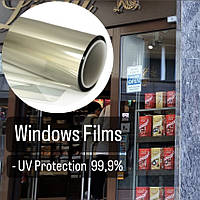 Пленка для витрин защита от ультрафиолета UV Protection размер 45х152см