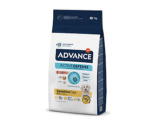 Advance (Едванс) Dog Mini Sensitive - Корм для дорослих собак міні порід, схильних до харчової алергії 7 кг