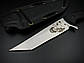 Ексклюзивний ніж ручної роботи «Танто #3» з кріпленням Tek-lok або moli-lok сталь N690/61 HRC, фото 4