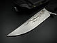 Бойовий тактичний ніж ручної роботи «Оркоріз #3» з піхвами з кайдексу сталь N690/HRC 61, фото 7