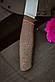 Ексклюзивний ніж ручної роботи «Арт #1» з піхвами з кайдексу сталь S390, фото 4