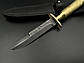 Ніж ручної роботи «Гільза #1» з алмазною точилкою сталь х12МФ, фото 3