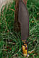 Мачете ручної роботи з дамаської сталі #3 зі шкіряними піхвами, сталь х12МФ 61 HRC., фото 7