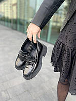 Туфлі жіночі GREMMY 200/3 чорні (весна-осінь, шкіра лакована) (5289)