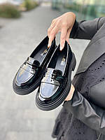 Туфлі жіночі M.KRAFT T-21 чорні (весна-осінь, шкіра лакована) (5279) 36р.37р.38р.