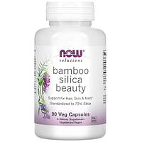 NOW Foods Bamboo Silica Beauty 90 Veg Caps