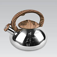 Чайник со свистком для газовой плиты Maestro MR-1317 , Металлический чайник ( 3 Литра)