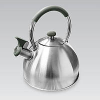 Чайник со свистком для газовой плиты Maestro MR-1323 , Металлический чайник ( 2.5 Литра)