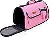 Сумка перенесення для котів та собак 53x23x27 см CosmoPet CP-09 Pink, фото 3