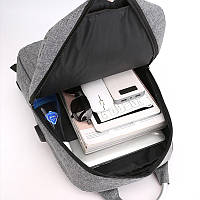 Тор! Рюкзак міський 2023 для ноутбука 14" з USB-роз'ємом Dark Gray